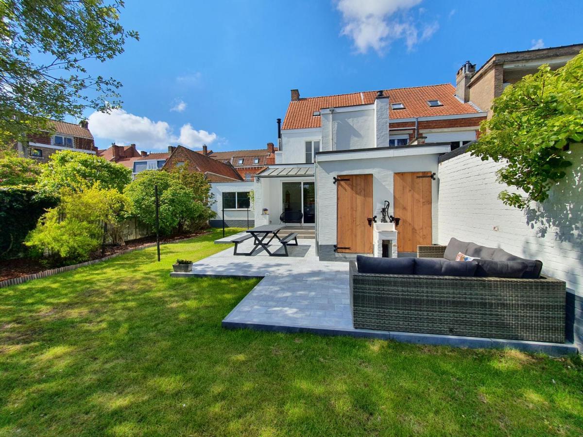 Trendy, Authentieke Woning Met Groot Terras En Tuin Villa Brygge Exteriör bild