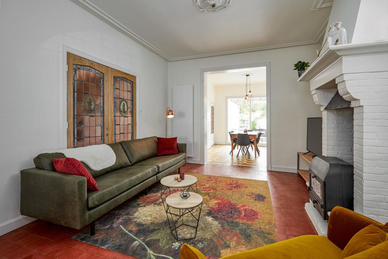 Trendy, Authentieke Woning Met Groot Terras En Tuin Villa Brygge Exteriör bild